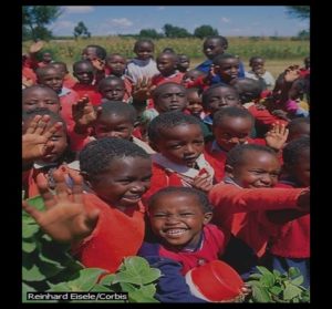Students celebrating after their exams.